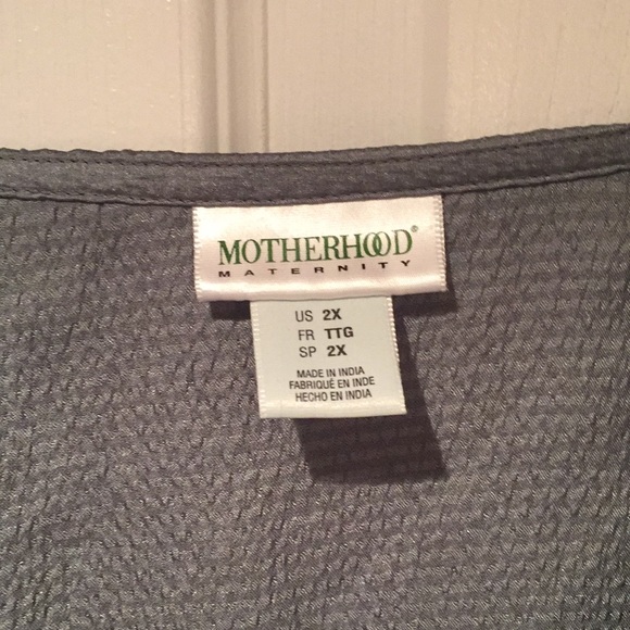 Motherhood Maternity Tie Waist Blouse - Picture 3 of 5